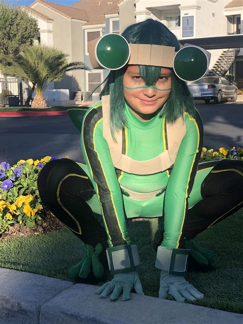 Froppy Tsuyu Asui My Hero Academia kids cosplay costume | Cosplay costumes, Cosplay, Costumes