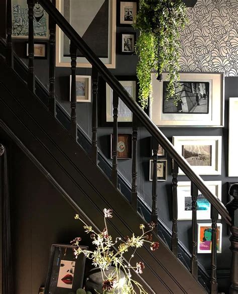 Abigail Ahern on Instagram: “Love our Hudson Black paint on @shellbirch stairway/hallway! Thank ...