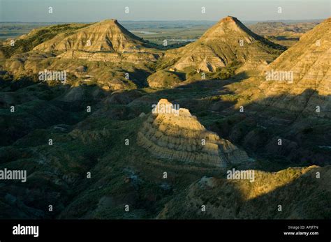 Sunrise on Terry Badlands, Montana USA Stock Photo - Alamy