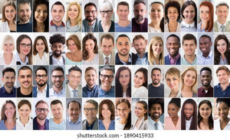 Multicultural Faces Photo Collage Portrait Avatar Stock Photo 1873191928 | Shutterstock