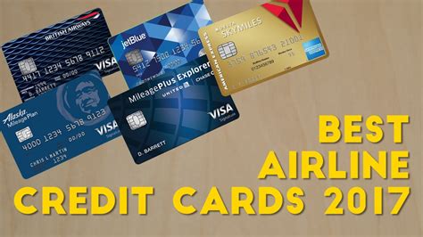 What are the BEST AIRLINE CREDIT CARDS? (2017) - YouTube