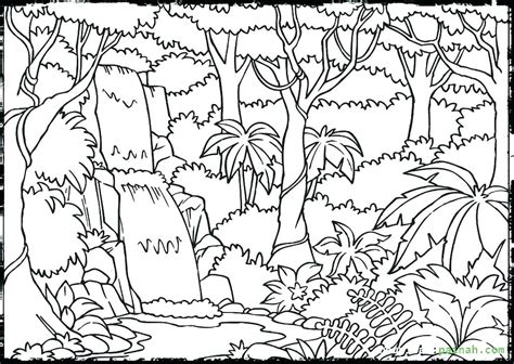 Forest Habitat Coloring Pages at GetDrawings | Free download