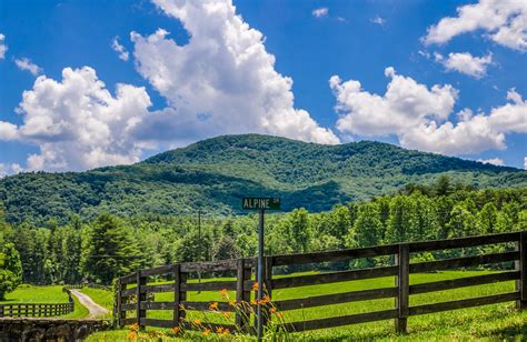 Alpine Drive North Georgia Mountains Scenic Road Blue Sky | Etsy ...