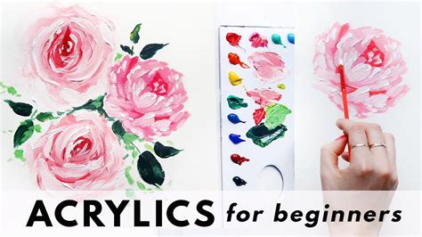 Acrylic Flower Painting Tutorial For Beginners | Best Flower Site