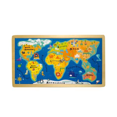 World Map Puzzle - Hip+Mama