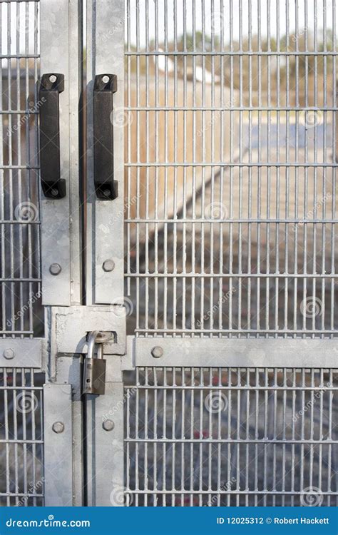 Locked gate stock photo. Image of padlock, security, closed - 12025312