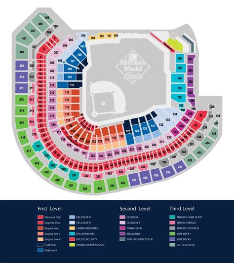 Minute Maid Park Ticket Map