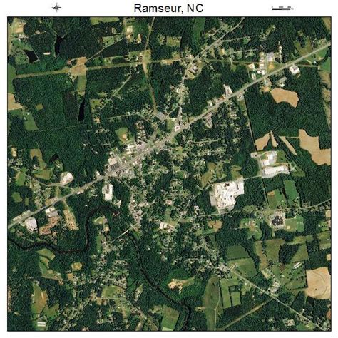 Aerial Photography Map of Ramseur, NC North Carolina