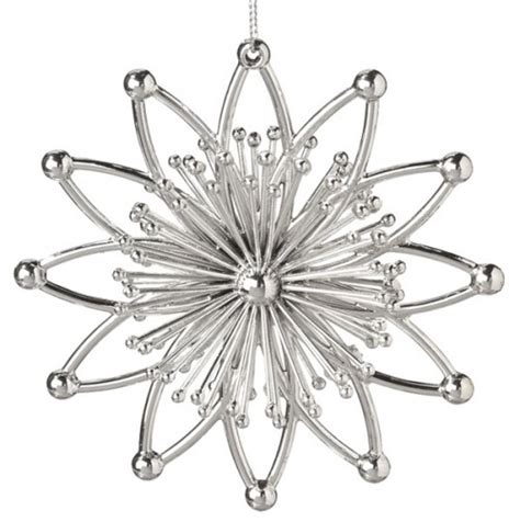 Silver Snowflake Ornament | Diy tree decor, Diy christmas ornaments ...