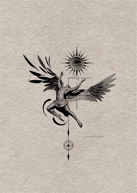 I really want an Icarus tattoo that fits on my rib and look nice : r ...