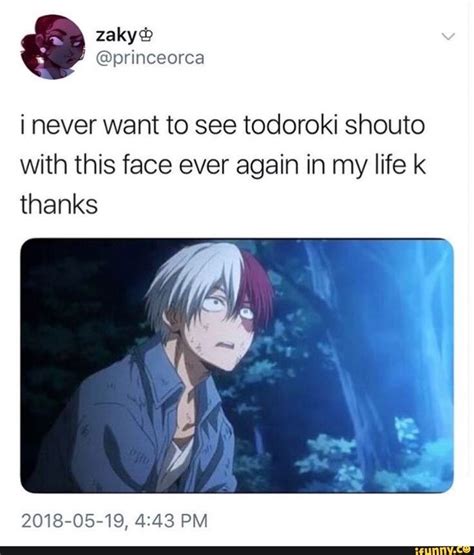 I never want to see todoroki shouto with this face ever again in my ...