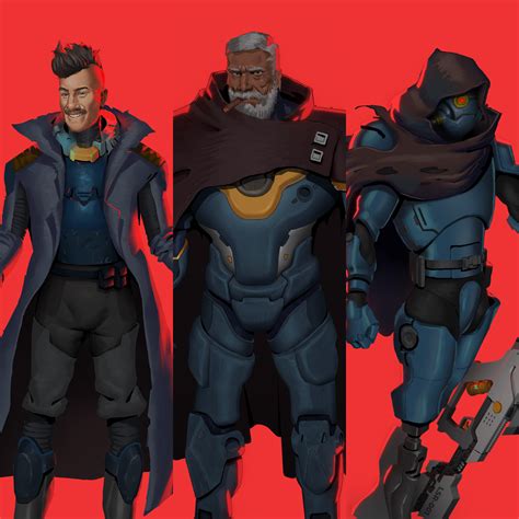 ArtStation - Space Pirates Character Design