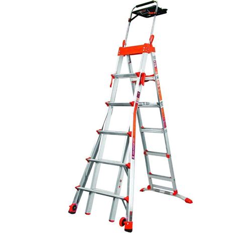 Little Giant Ladder Systems 10 ft. Aluminum Select Step Multi-Position ...