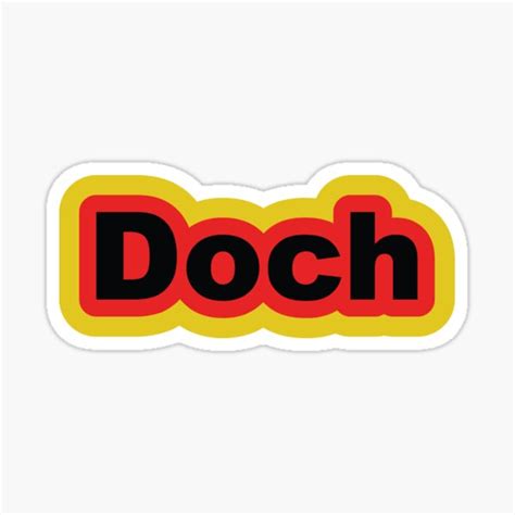 "Doch" Sticker for Sale by lucidity95 | Redbubble