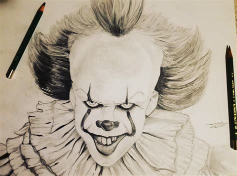 Check out this Pennywise drawing I drew! : r/ItTheMovie