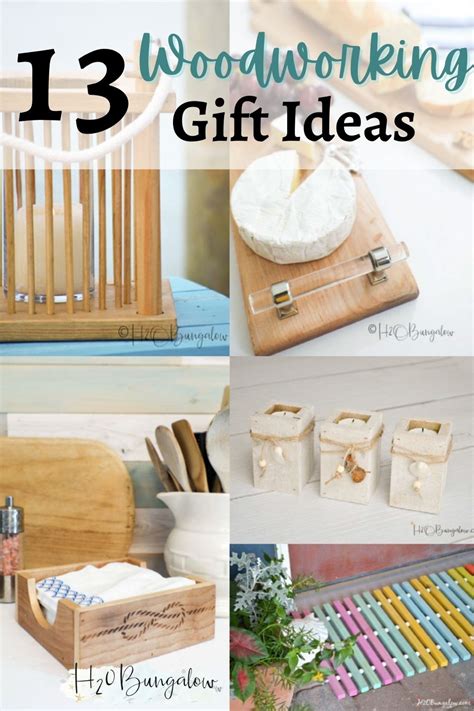 13 DIY Woodworking Gift Ideas - H2OBungalow