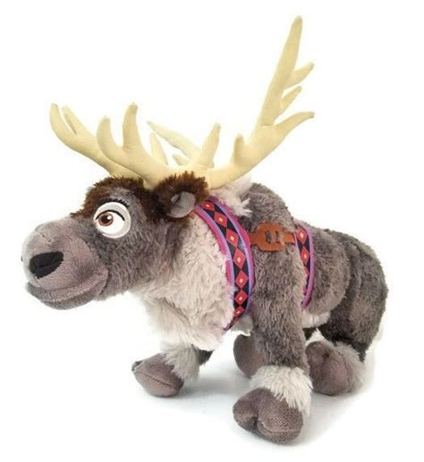 Disney Store Frozen Sven Medium Plush 16" Plush Stuffed Animal Toy Kristoff Elsa #Disney | Plush ...