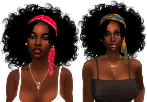 Black Sim CC — xxblacksims: .Mya Messy CurlyFro Download on my ...