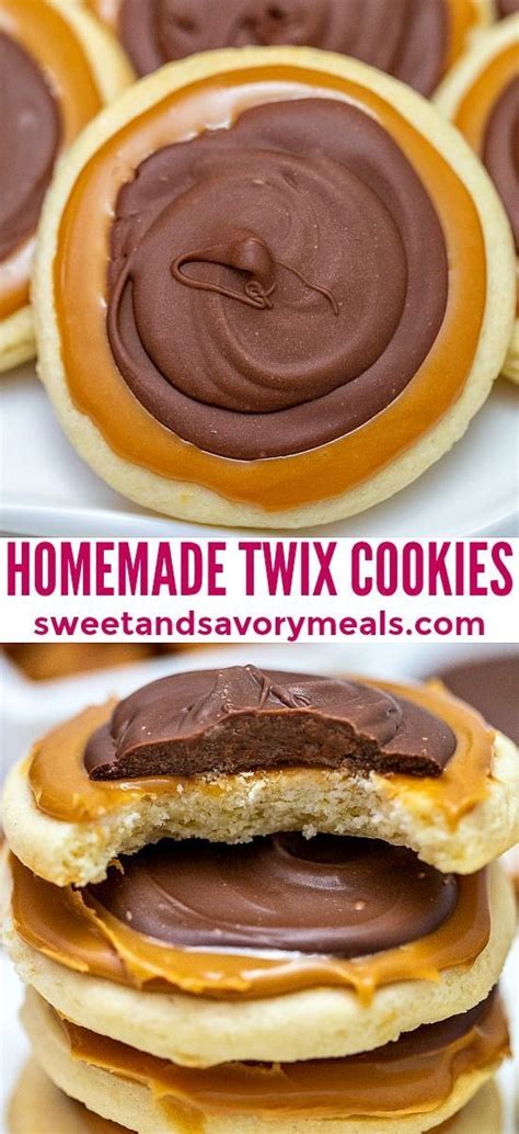 Easy Twix Cookies [Video] | Recipe | Twix cookies, Cookie recipes homemade, Cookie cups recipe