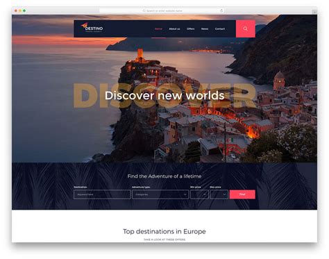 Travel Html Template Free - Nisma.Info