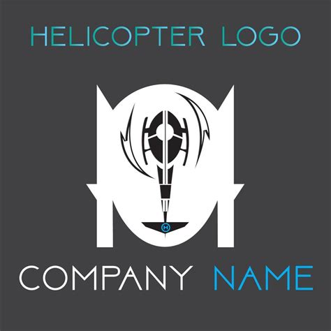 Commercial Helicopter Logo Design for Business 14376129 Vector Art at ...