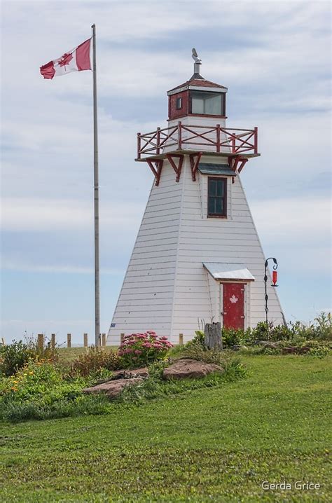 "One of the Many Lighthouses in PEI, Canada" by Gerda Grice | Redbubble