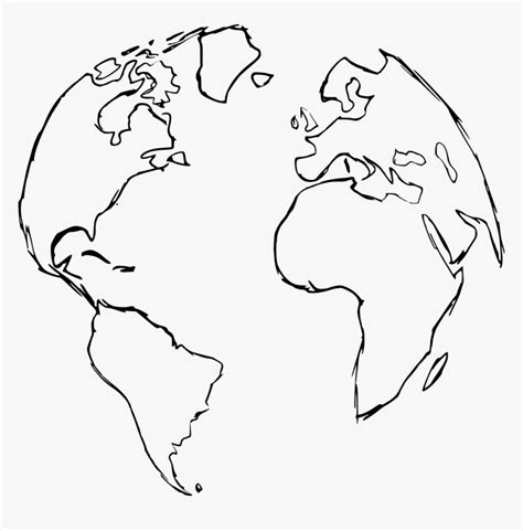 Earth Drawing Doodle 2 - Line Art, HD Png Download , Transparent Png ...