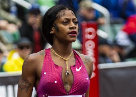 Sha’Carri Richardson Wins NYC Grand Prix in Unexpected Fishnet Outfit & Neon Nike Sneakers With ...