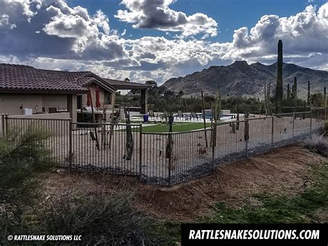 Snake Fence Installations - Don't Wait Until a Snake Shows Up - Rattlesnake Solutions