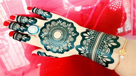 full hand Eid special mehndi stickers design - YouTube