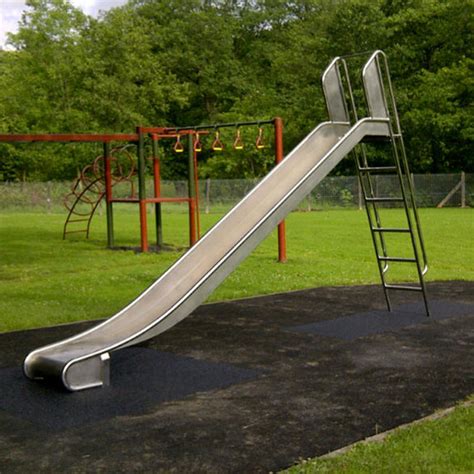 Free Standing Stainless Steel Childrens Playground Slide | Stainless Steel Slides | Online ...