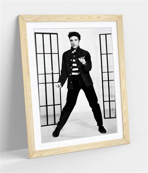 Elvis Presley Jailhouse Rock Poster Framed Wall Art Print | Etsy