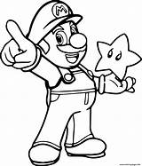 Print Super Mario Coloring Pages sketch template