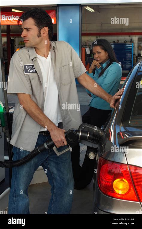 Gas Station Attendant High Resolution Stock Photography and Images - Alamy