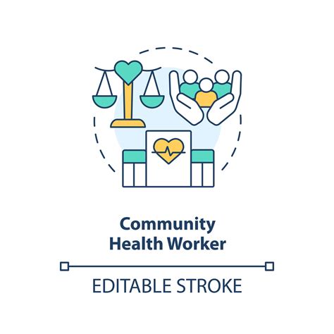 Community health worker concept icon. Social services improvement ...