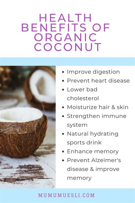 8 Stunning Health Benefits of Coconuts ⋆ Mu Mu Muesli | Benefits of organic food, Coconut health ...