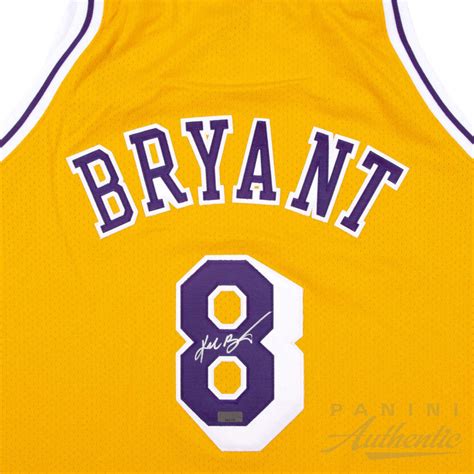 Kobe Bryant Signed Lakers 1996-97 Gold Rookie Jersey (Panini COA) | Pristine Auction