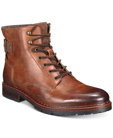 Alfani Men's Syd Leather Casual Boots, Created for Macy's & Reviews - All Men's Shoes - Men - Macy's