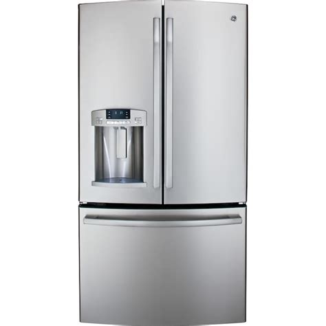 GE 26.7-cu ft French Door Refrigerator with Dual Ice Maker (Stainless ...