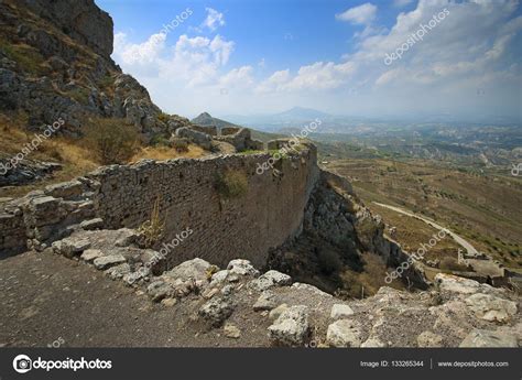 Acrocorinth (the acropolis of ancient Corinth) Stock Photo by ©pgkirich ...