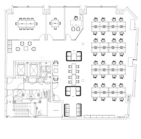 Office Space Planning, CAD Office Furniture Plans & Layouts,