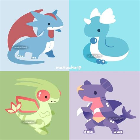 Pokemon Drawing Dragon Type - Pokemon Drawing Easy