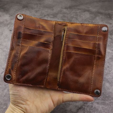 Retro Handmade Leather Wallet Multi-card Slots Wallet – Martboutique