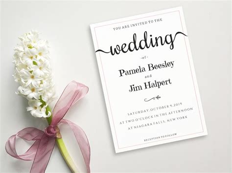 Wedding Invitation Cards Template Set Suite Package 5x7 3.5x5 - Etsy