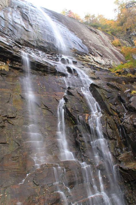 Hickory Nut Falls - Waterfall in Chimney Rock State Park