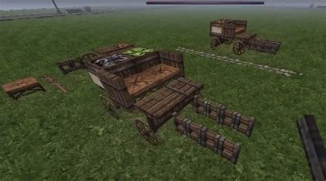 Minecraft Tutorial - Medieval Wagon Minecraft Project