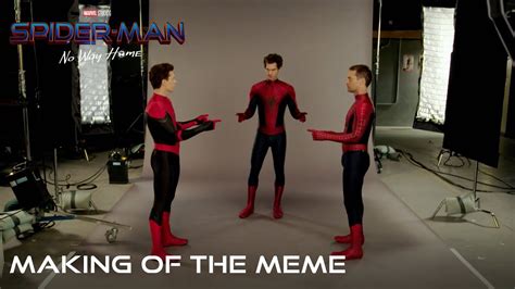 SPIDER-MAN: NO WAY HOME - Making of the Meme - YouTube