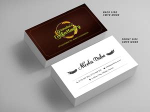 Chocolate Business Cards | 7 Custom Chocolate Business Card Designs