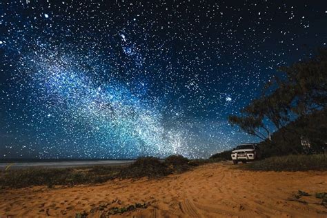 starry sky australia - Google Search | Beach night, Night sky stars, Night photography