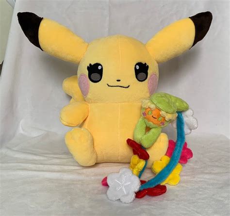 MADE TO ORDER Pikachu and Comfey Pikachu Plush Comfey | Etsy